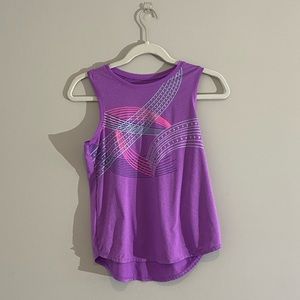 SO girls purple tank top size 12